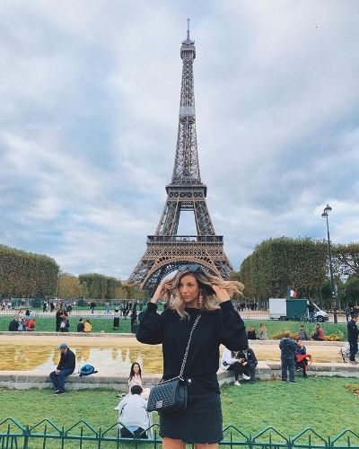 Picture of Kristina Russi in Paris.